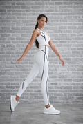 Femme Motion Edge Line Leggings  White